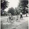 Wartime vacations; Sunday cyclists in East Potomac Park; Washington, D.C.
