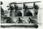 Swimming in fountain across from Union Station; Washington, D.C.; September 1938.