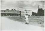 Company stores and offices and clinic of Delta Pine Company, Cotton Plantation, Scott, Mississippi Delta, Mississippi, October 1939.