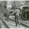 Coal miners going home from work, Omar, W. Va., Sept. 1938.