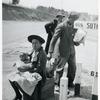Negro family waiting for ride into town, Halifax County, Va. Mar. 1941.