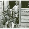 Family of small landowner who moved out of the Santee-Cooper Basin, at their "new home" near Bonneau, South Carolina.
