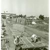 Barn plant--first step in assembling panels, Southeast Missouri Farms.
