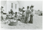 Southeast Missouri Farms. Family of Farm Security Administration client shredding cabbage. May 1938.