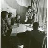 Meeting of farmers at Southeast Missouri Project to discuss problems, May 1940.