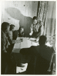 Meeting of farmers at Southeast Missouri Project to discuss problems, May 1940.