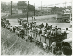 Cotton hoers loading at Memphis, Tennessee for the day's work in Arkansas. June 1937.