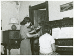Children of family on relief playing, Chicago, Illinois.