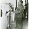 Marcus Hall, an African American shipyard worker, singing at the ship launching of the SS S. Hall Young at Richmond Shipyard No. 2