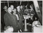 Members of the launching party for the Liberty ship SS Robert S. Abbott, Permanente Metals Corporation Shipyard No. 2