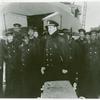 U.S. Navy African American sailors lined up for the USS  Mason's commissioning ceremony, Boston Navy Yard