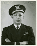 Photograph of Lieutenant Clarence Samuels of the United States Coast Guard, the highest ranking African American officer in the Navy