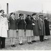Review girl cadets at Dunbar High School.