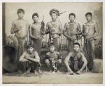 Group portrait of South American Indians.