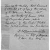 Doctor's certificate on death of slave Laurens while in the service of Confederate States building fortifications on James Island, S. C.