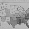 Percentage of Negroes in the total population: 1910