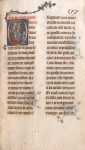 Prayer: historiated initial: Blanche with the Virgin and child