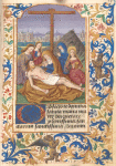 Leaf with miniature of the Lamentation