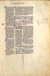 Gospel of Matthew, flourished initial