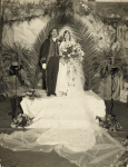 Wedding Portrait of Bishop Charles Emmanuel and his bride  Angelina (Montano) Grace