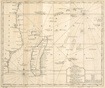 A chart of all the known islands off the coast of Zenjibar & Madagascar lying in the way to India