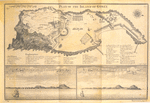 Plan of the Island of Gorée; View of Cape de Verde, off at sea 3 1/2 leagues S.S.W.; View of the Cape, 3 leagues off at sea. S.S.E. 