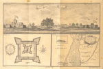 South prospect of the English & Dutch forts at Kommendo; Plan of the English fort at Kommendo; An exact map of the River Sherbro.