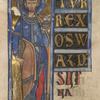 St. Oswald, historiated initial