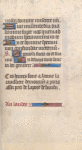 Note of ownership of Janne La Cavilliere in French in the hand of the scribe