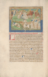 Dream-vision of Ghenghis Khan who sees a man on a white horse foretelling the destiny of the Tartars; other moments of Tartar history, with camels and an elephant in the background