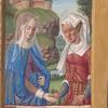 Visitation with Mary and Elizabeth, neither visibly pregnant