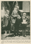 William J. Marsh, Jr. (left), 11-year-old Milford, Conn., boy, who wrote and printed a book "Our President, Herbert Hoover," made a trip to Washington and presented a copy to the President. He was accompanied by his brother and assistant, Charles.