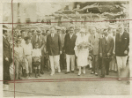 Herbert Hoover at a wedding.