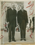Pres. Hoover and Pres. Elect Julio Prestes of Brazil.