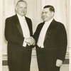 Herbert Hoover and Gov. Harold Hoffman.