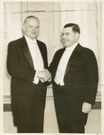 Herbert Hoover and Gov. Harold Hoffman.