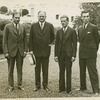 Pres. Hoover, Russell Boardman, John Polando, Col. C. M. Young.