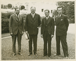 Pres. Hoover, Russell Boardman, John Polando, Col. C. M. Young.