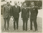 Russell Boardman, John Polando, Herbert Hoover, Clarence M. Young.