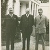 Herbert Hoover and two men.