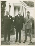 Herbert Hoover and two men.