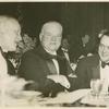 Herbert Hoover at dinner.