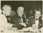 Herbert Hoover at dinner.