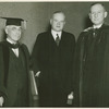 Dr. James Arnold Blaisdell, former Pres. Herbert Hoover, Dr. Robert Gordon Sproul.