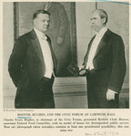 Herbert Hoover, Charles Evans Hughes.