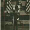 Herbert Hoover making an address.