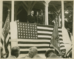 President Hoover making a Memorial Day speech at Gettysburg Battlefield.