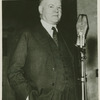 Herbert Hoover, former president of the United States, speaking to members of the Byrd Expedition in the South Polar ice, via the air waves.