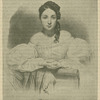 Juliet Drouet, d'après la lithographiè de Léon Noel (1832).