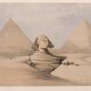 The Great Sphinx, Pyramids of Gizeh [Giza]. July 17th, 1839.